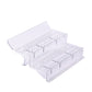 Transparent Ladder Display Stand Multi-layer Supermarket Hot Sale High Quality ABS Material Not Easy To Break For Fruits Shop