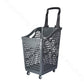 shopping cart large capacity multifunction PP Rubber wheel 2.8kg PP raw material tall shaped design colorful handles carts