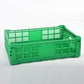 Green display case Fresh Box Turnover Packaging Crate display cabinet For Fruit Vegetable Turnover Crates
