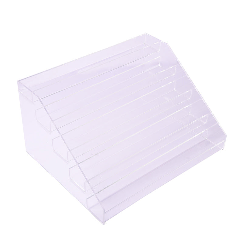 Customized toys acrylic show stand transparent cheap for kids cartoon shop supermarket product anime expo supermarket
