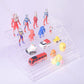 Customized toys acrylic show stand transparent cheap for kids cartoon shop supermarket product anime expo supermarket