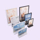Desktop advertising board coffee cafe milk tea shop A4 A5 A6 customization white black sign Das ist eine anzeigetafel