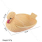 Goose Imitation Rattan Woven Basket PP Vine Supermarket Animal Tray Retail Rack Hot Sale High Quality Unique Design For Fruit