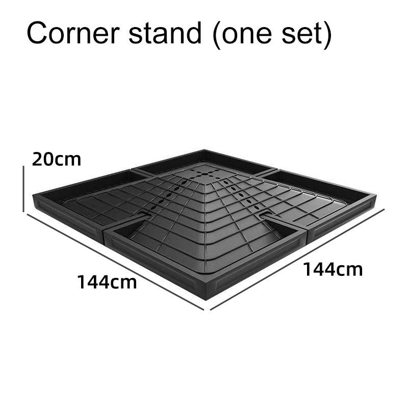 Supermarket fruit vegetable multi-layer stand display cabinet stair stand stepped ramp corner rack ABS material