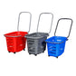 40L Great Rugged and durable large plastic shopping basket with hollow grid, rectangular shopping basket