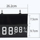 Supermarket commodity combined price board Hanging single layer small digital price taps