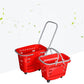 40L Great Rugged and durable large plastic shopping basket with hollow grid, rectangular shopping basket
