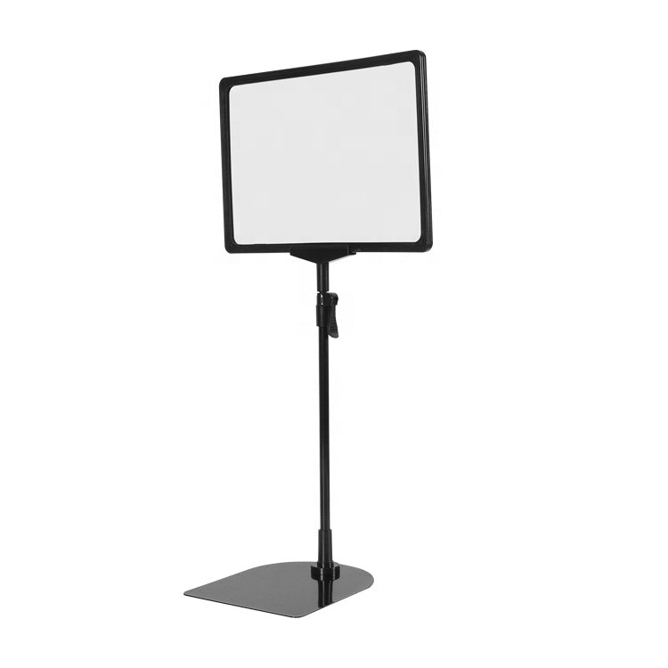 Factory supply price tag supermarket plastic sign stand poster stand
