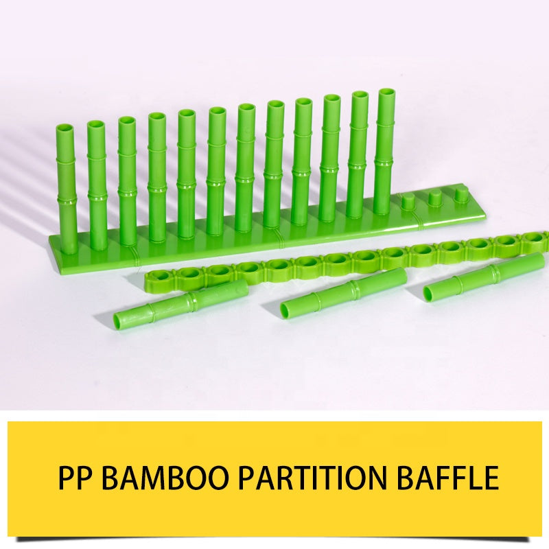 Promotion Grass Hedge Plastic Partition Boxwood Green Plant Decoration Bamboo guardrail