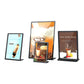 Professional design powerful multifunctional L-shaped display card rack