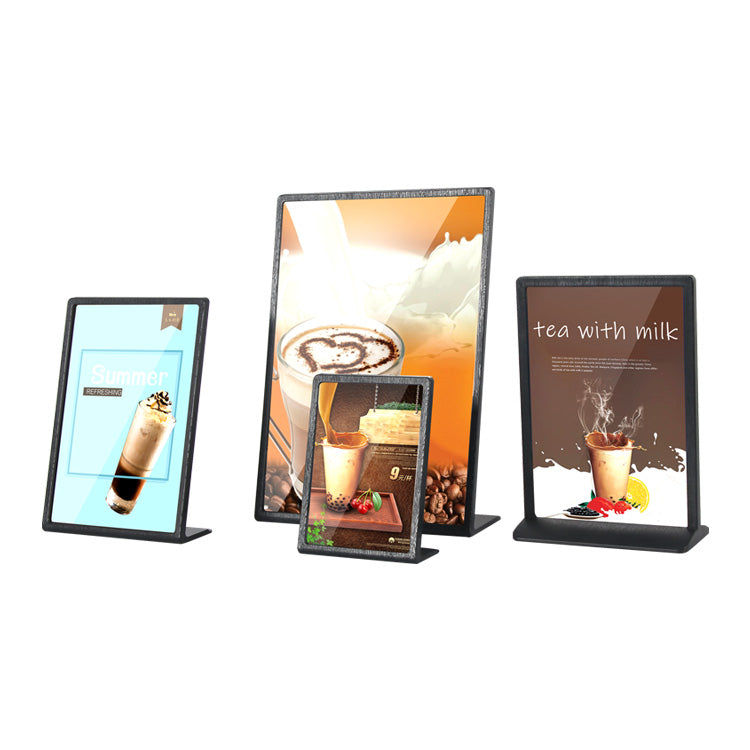 Professional design powerful multifunctional L-shaped display card rack