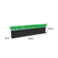 white PVC L40cm Grass Hedge Plastic Partition Boxwood Hedge Green Plant decoration for supmaket self