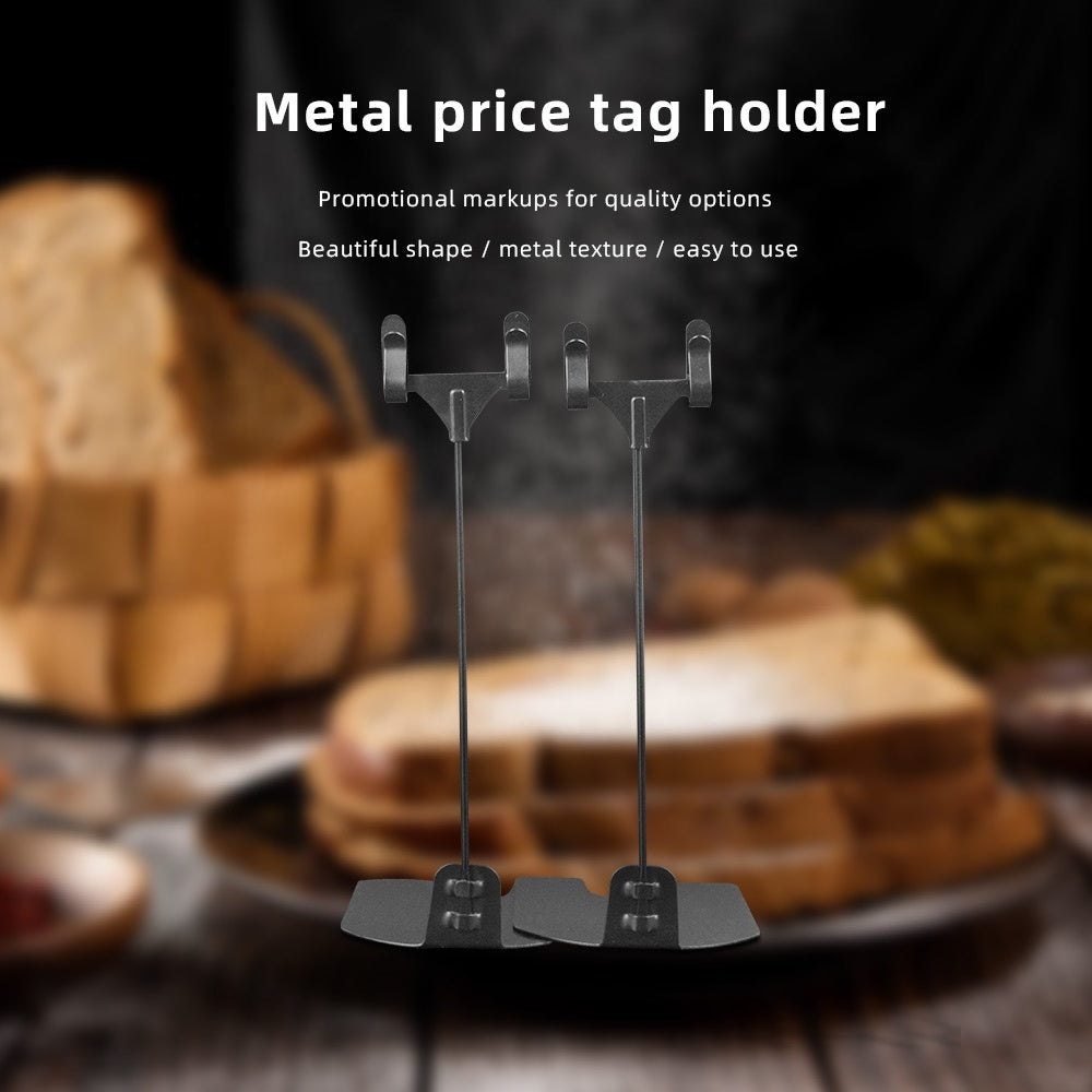 Hot Sale Supermarket Markups For Quality Beautiful Shape Metal Price Tag Hold