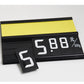 Supermarket commodity combined price board Hanging single layer small digital price taps