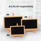 Custom Wooden Stand Small Blackboard Activity Prompt Board