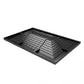 Supermarket fruit vegetable multi-layer stand display cabinet stair stand stepped ramp corner rack ABS material