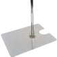 Factory wholesale adjustable floor poster display rack supermarket hanging poster rack