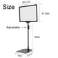 Factory supply price tag supermarket plastic sign stand poster stand